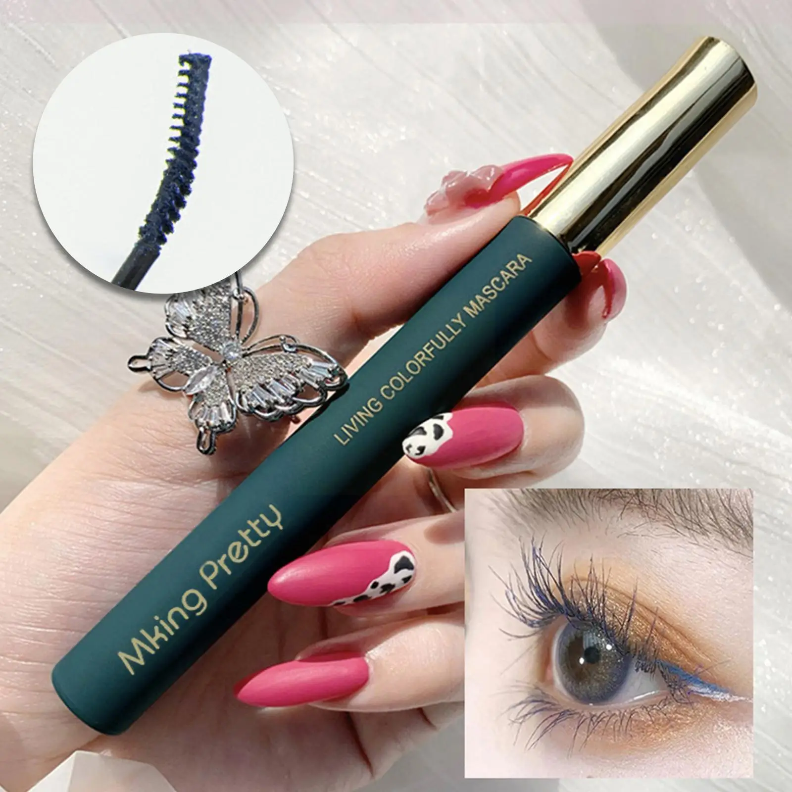 Magic Color Skinny Mascara Thick Waterproof Long Lasting Brush Beauty Eye Natural Makeup Wholesale Mascara Lashes D7U8