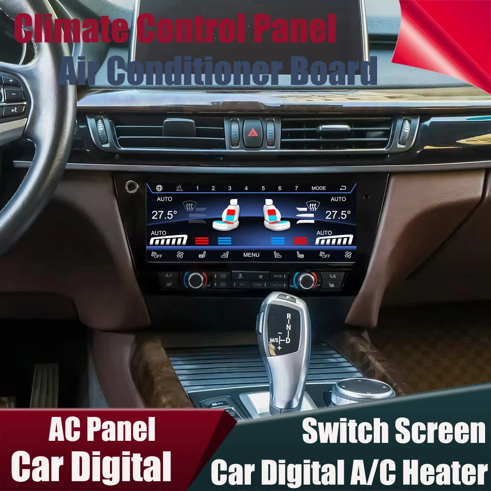 

10.25''For BMW X5 F15 X6 F16 Touch Screen Switch Panel Air Conditioner Conditioning Board Digital A/C Heater Climate Control