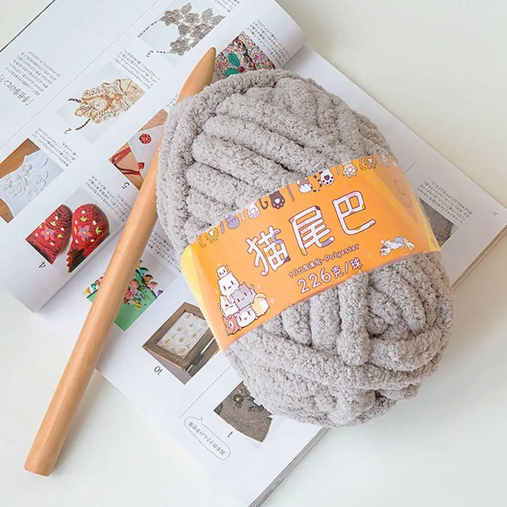 226g Velvet Thick Super Bulky Chunky Yarn Hand Knitting Woven Thread Basket Blanket Carpets Giant Yarn DIY Hand-knit Blanket