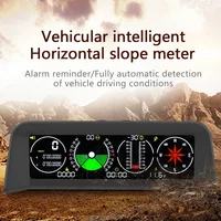 X90 GPS velocidad PMH KMH medidor de pendiente inteligente inclinómetro brújula de coche HUD paso ángulo de inclinación transportador reloj Latitud longitud 12V