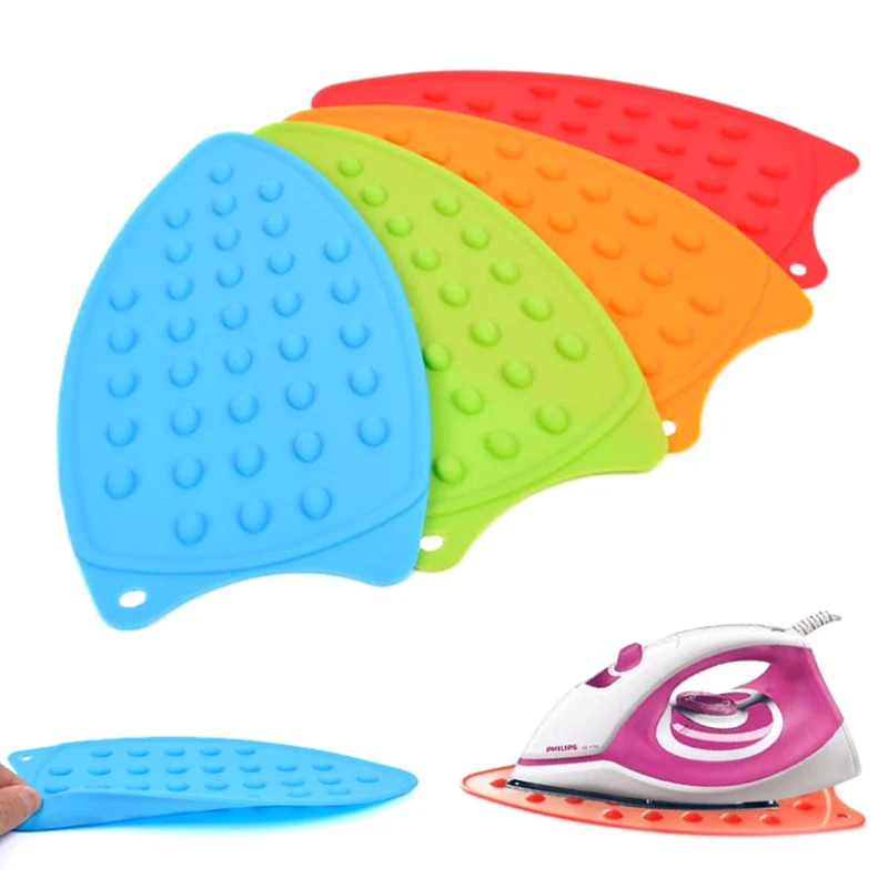 Foldable Ironing Mat Silicone Iron Rest Stand Heat Resistant Non-slip Ironing Board Hot Protectionpad Insulation Pad Covers