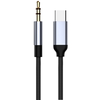 Type-C to 3.5mm Audio Cable AUX Audio Cable Adapter for Mobile Phone Car Speaker Headset Cable 1M