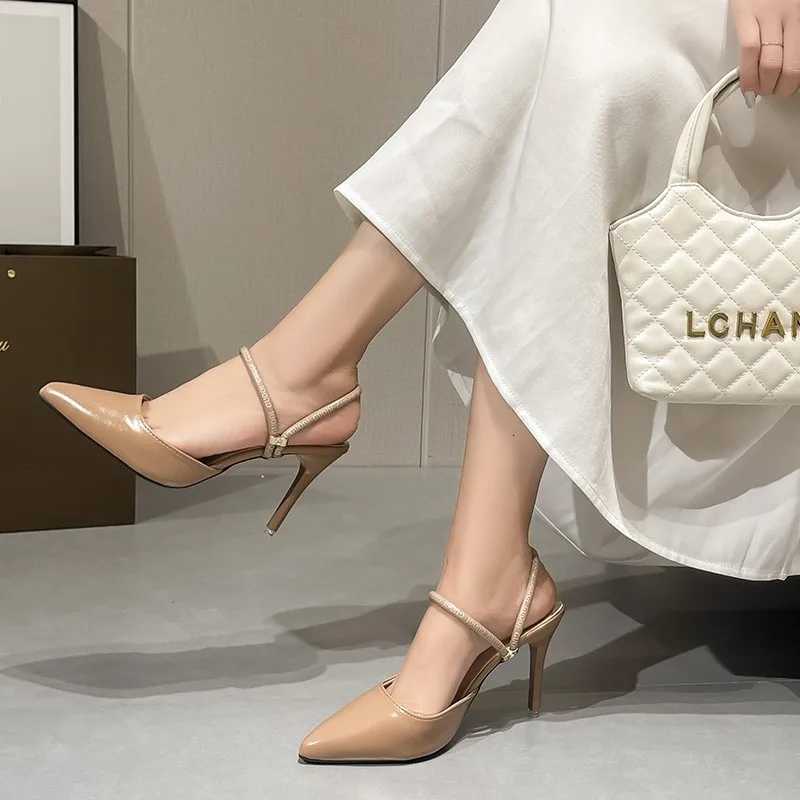 

Women's High Heels, Pointed Toe, Soft Sole, Designer PU Upper, Versatile Everyday Style, Perfect for Summer Dresses and Sandals