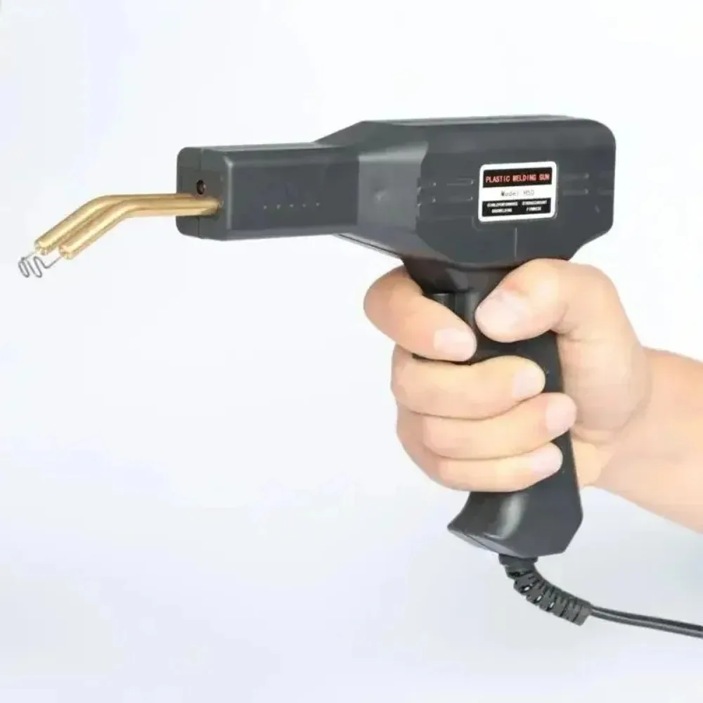 2 in 1 Garage Tools Soldering Iron PVC Welder Gun 50W Hot Stapler Plastic Welding Machine for Car Bumpers Repair Kit