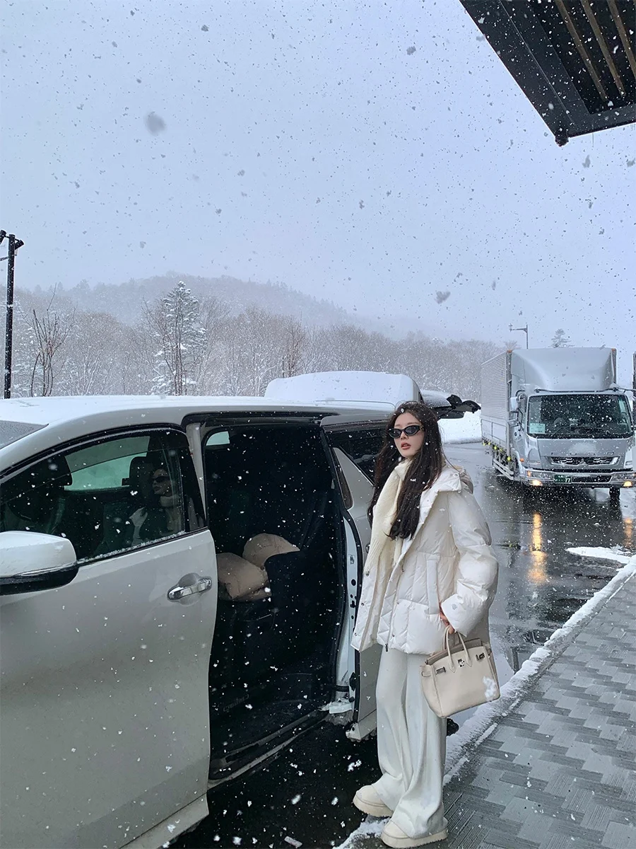 

CloudSweet зимнее белое духовое пальто-пуховик с капюшоном 90% наполнения Power женское повседневное свободное пальто на молнии длинное свекло