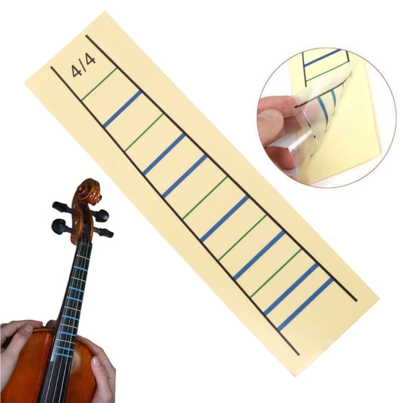 1Pc Violin Fretboard Sticker Tape Fiddle Fingerboard Chart Marker Finger For 4/4