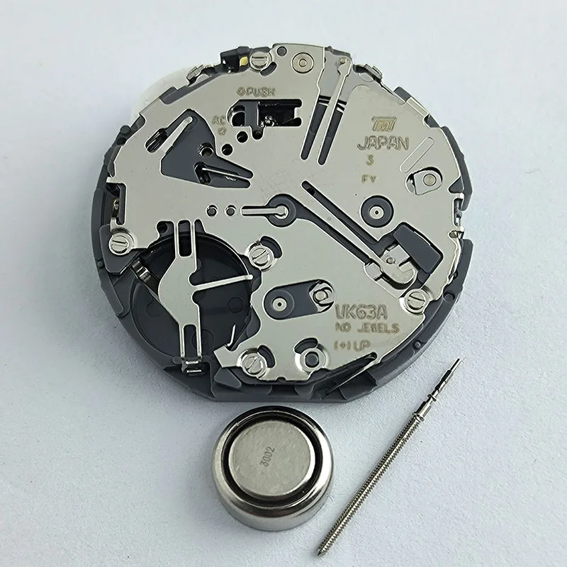 VK63 Watch movement VK63A Quartz 6-pin watch movement for VK63 quartz watch accessories