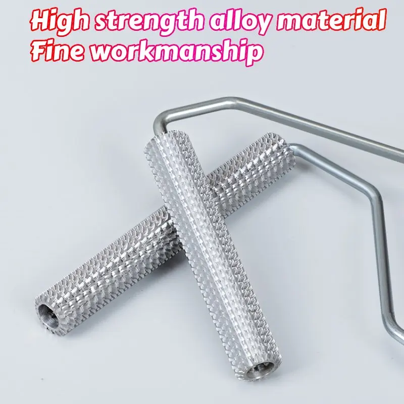 Fiberglass Laminating Roller Professional Metal Head Bubble Paddle Tool for Tub Mold Resin Boat Repair Shower Bathtub Composite