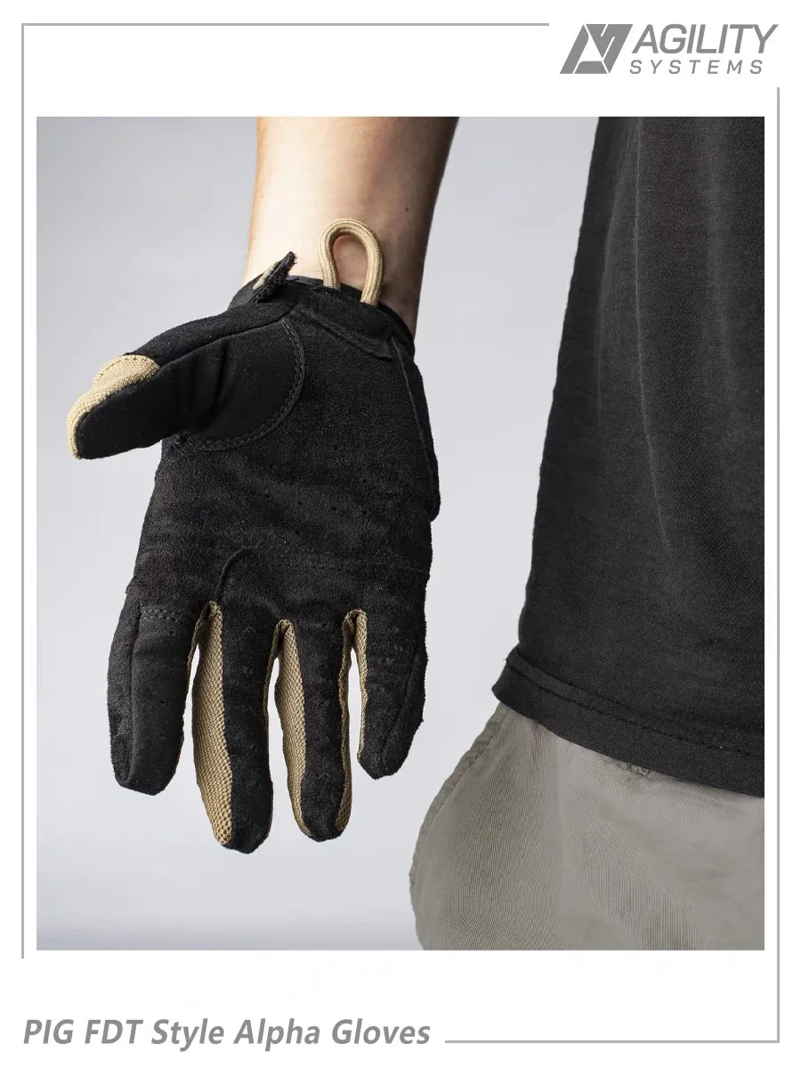 Pig FDT style gloves for outdoor camping riding Breathable lightweight non-slip touch screen