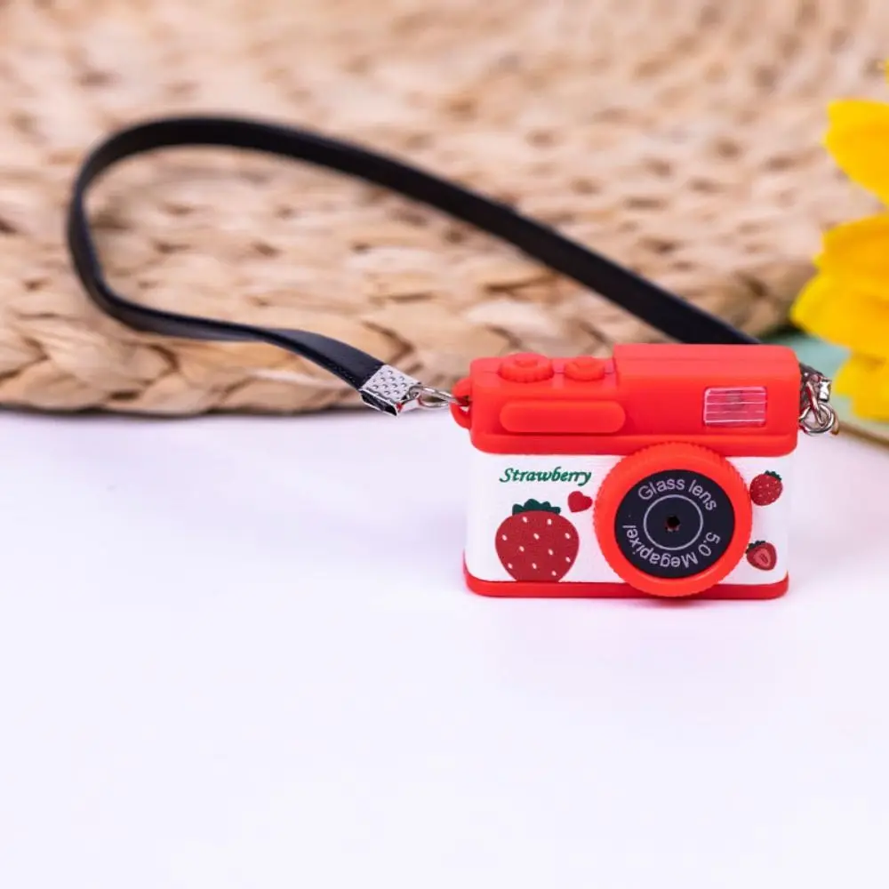 Multicolor Miniature Dolls Camera Accessories Kids Toys Doll Accessories Photo Props Shutter And Flash Camera