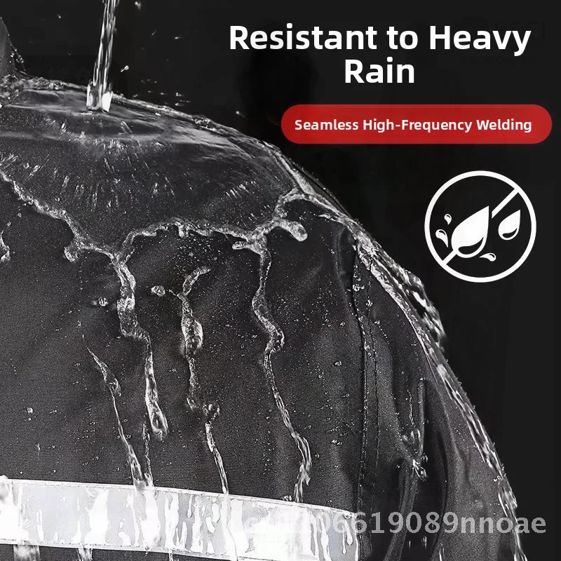 

Reflective Split Raincoat Pants Suit Adult Full Body Oxford Cloth Waterproof Riding Outdoor Labor Protection Rainwear