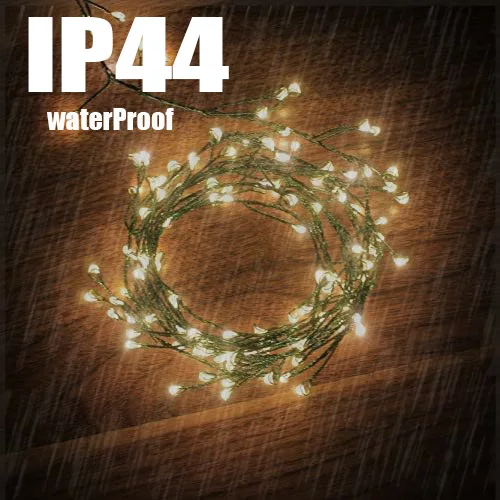 36M Cluster LED Christmas String Lights Outdoor Decoration Garden Tree Waterproof Lamp For Halloween Party Home Holiday Lighting