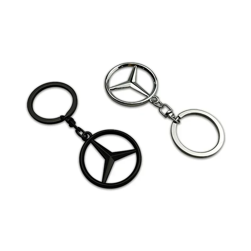 Metal Car Keychain Key Ring Key Holder Key Accessories for Mercedes Benz W210 W211 W124 W176 W203 W204 W212 W205 CLA CLK GLA GLC