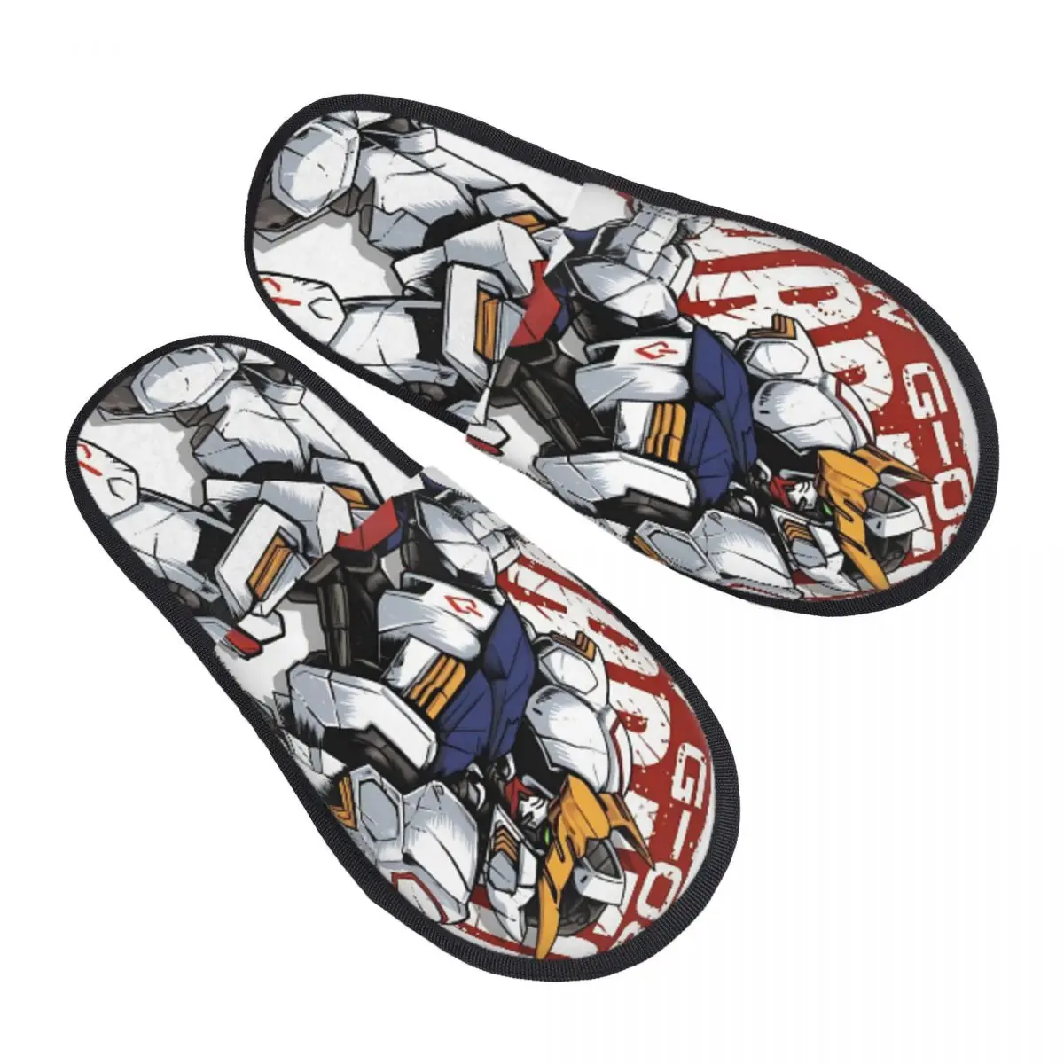 Mobile Suit Gundams Home Cotton Slippers Non-slip Soft Memory Foam Cotton Slippers Living Room