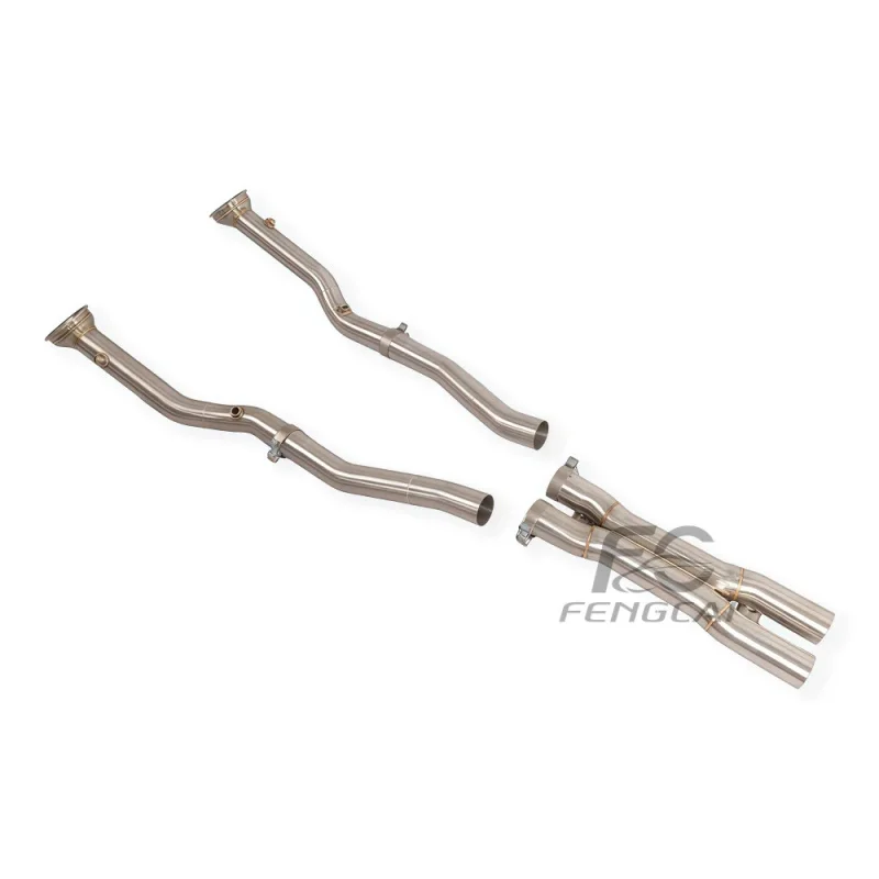 Custom Stainless Steel Exhaust System X Pipe for Ferrari F12 Berlinetta 6.3L V12 2013+ Exhaust Pipes Downpipe Power Upgrade