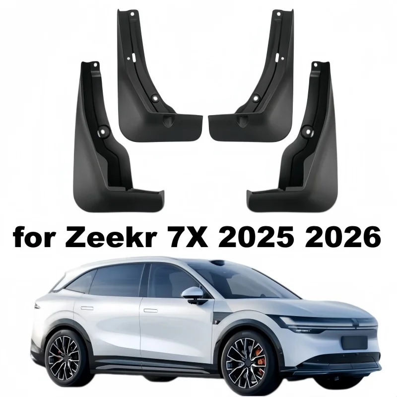 Mudflaps Mudguards Fit for Zeekr 7X 2025 2026 Mudguards Tire Fenders Mud Flaps Wheel Guards Accessories 4x Tyre