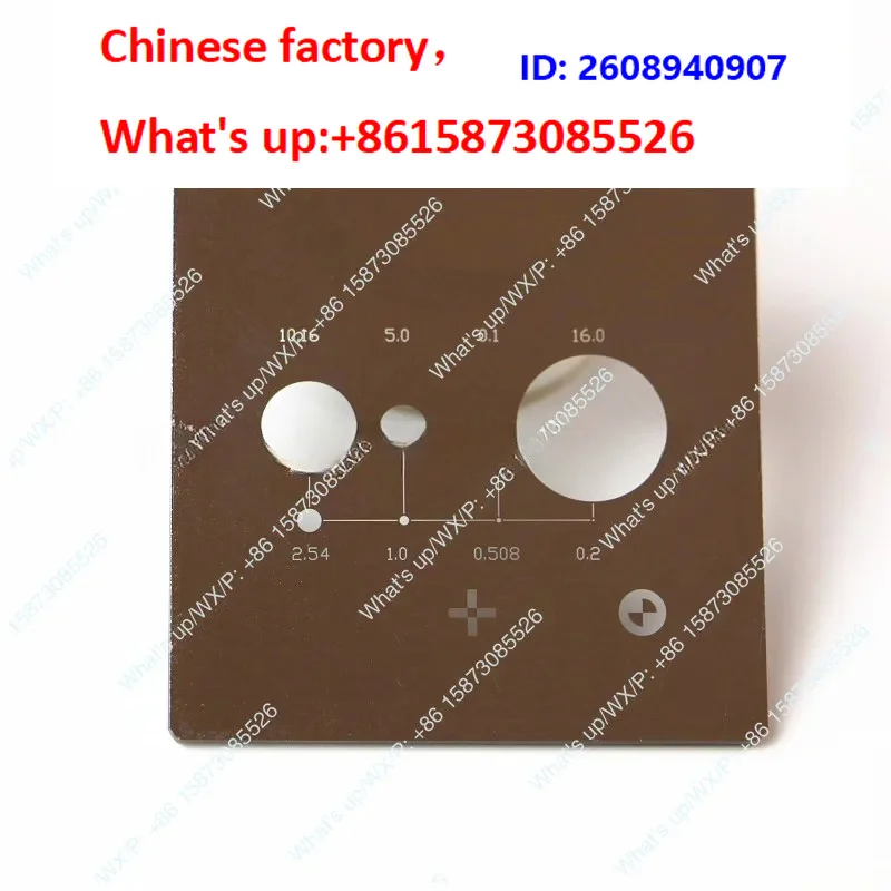 1pcs Applicable to: Round Calibration Plate, 3D Scanner Calibration Plate 63X63mm