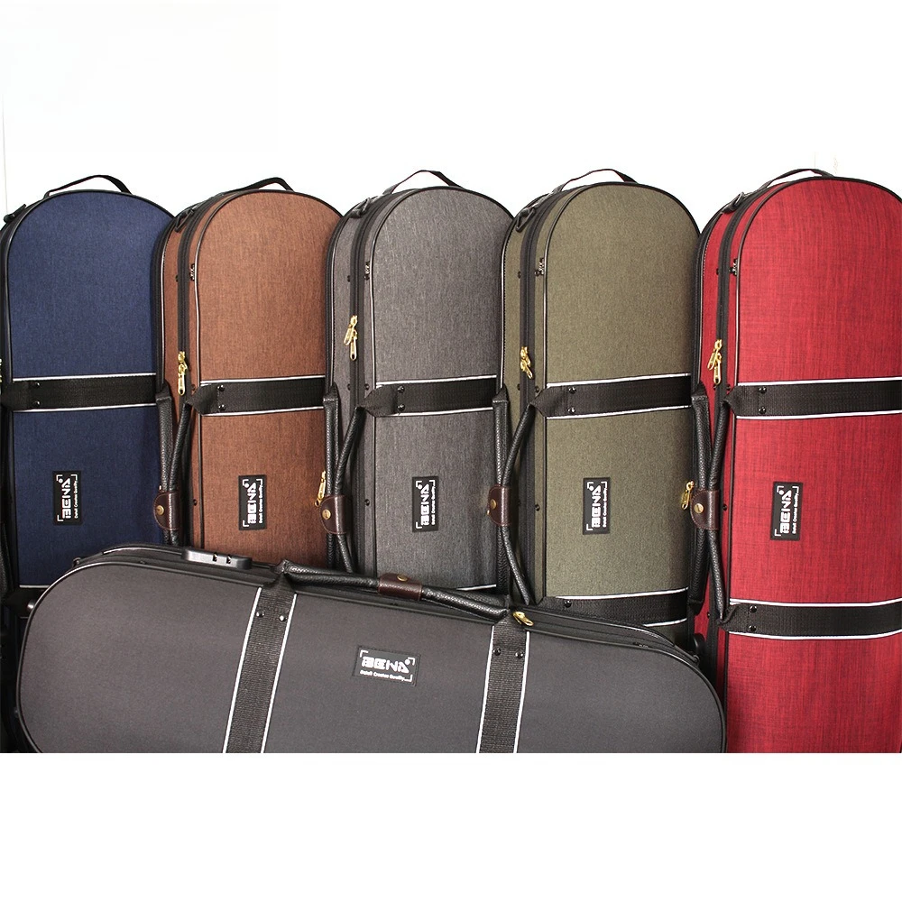 Lightweight, shockproof foam brushed Oxford cloth, multi-color optional, violin case