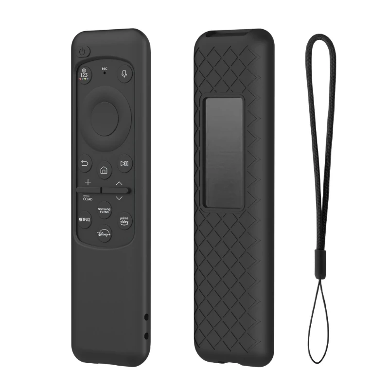 Silicone Case for Samsung BN59-01432A Smart TV Remote Control Protective Case Anit-Lost with Lanyard