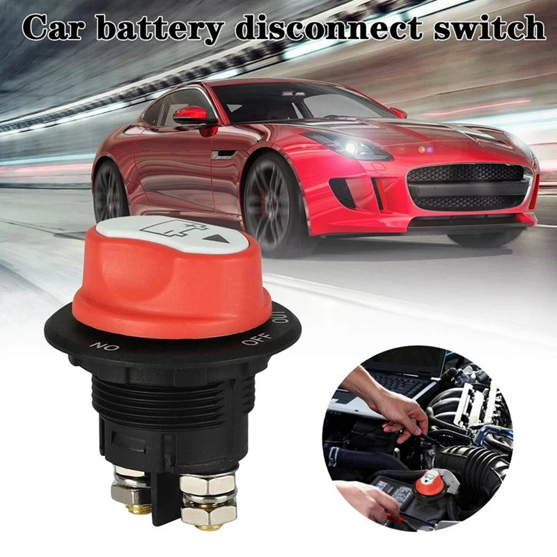 Super Sale 100A Battery Isolator Disconnect Cut Off Power Kill Switch for Marine Car Boat RV ATV