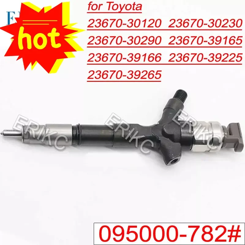 

095000-7821 23670-39166 Common Rail Inyector Nozzle 095000-7822 095000-7820 Diesel Injector Assy for TOYOTA DENSO 23670-39165