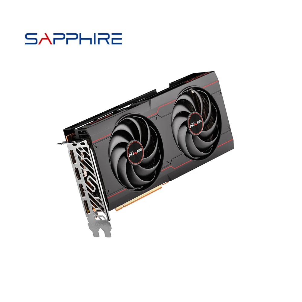SAPPHIRE-Carte vidéo RX 6600XT 8 Go, processeur AMD Radeon Jas6, pour jeu d'ordinateur de bureau