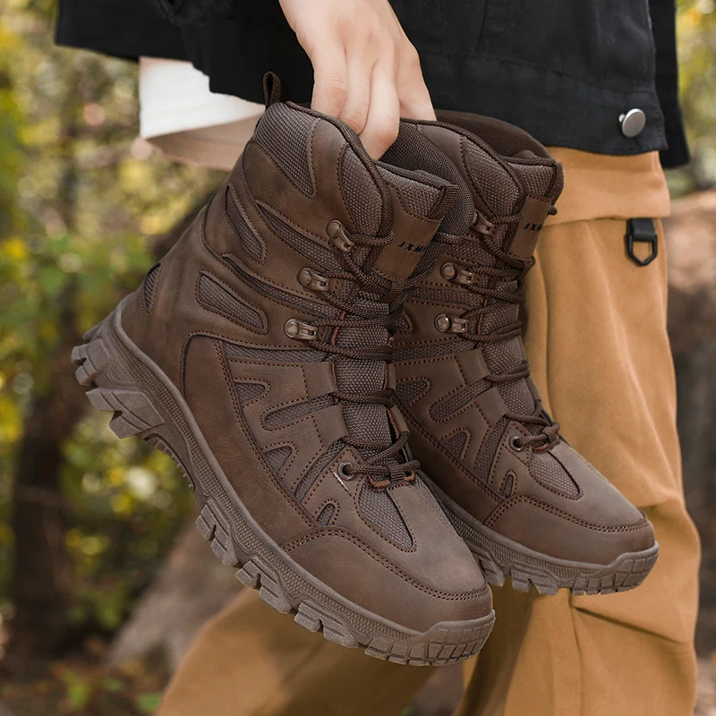 Four season breathable outdoor hiking shoes, cross-border plus size couple style, casual outdoor hiking shoes, light outdoor spo