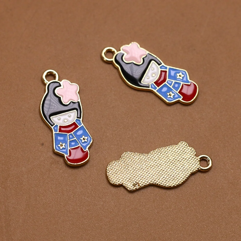 

10Pcs Alloy Girl Pendants Charms Simple Stylish DIY Jewelry Making Accessories for Necklace Bracelet Alloy Pendant Charm