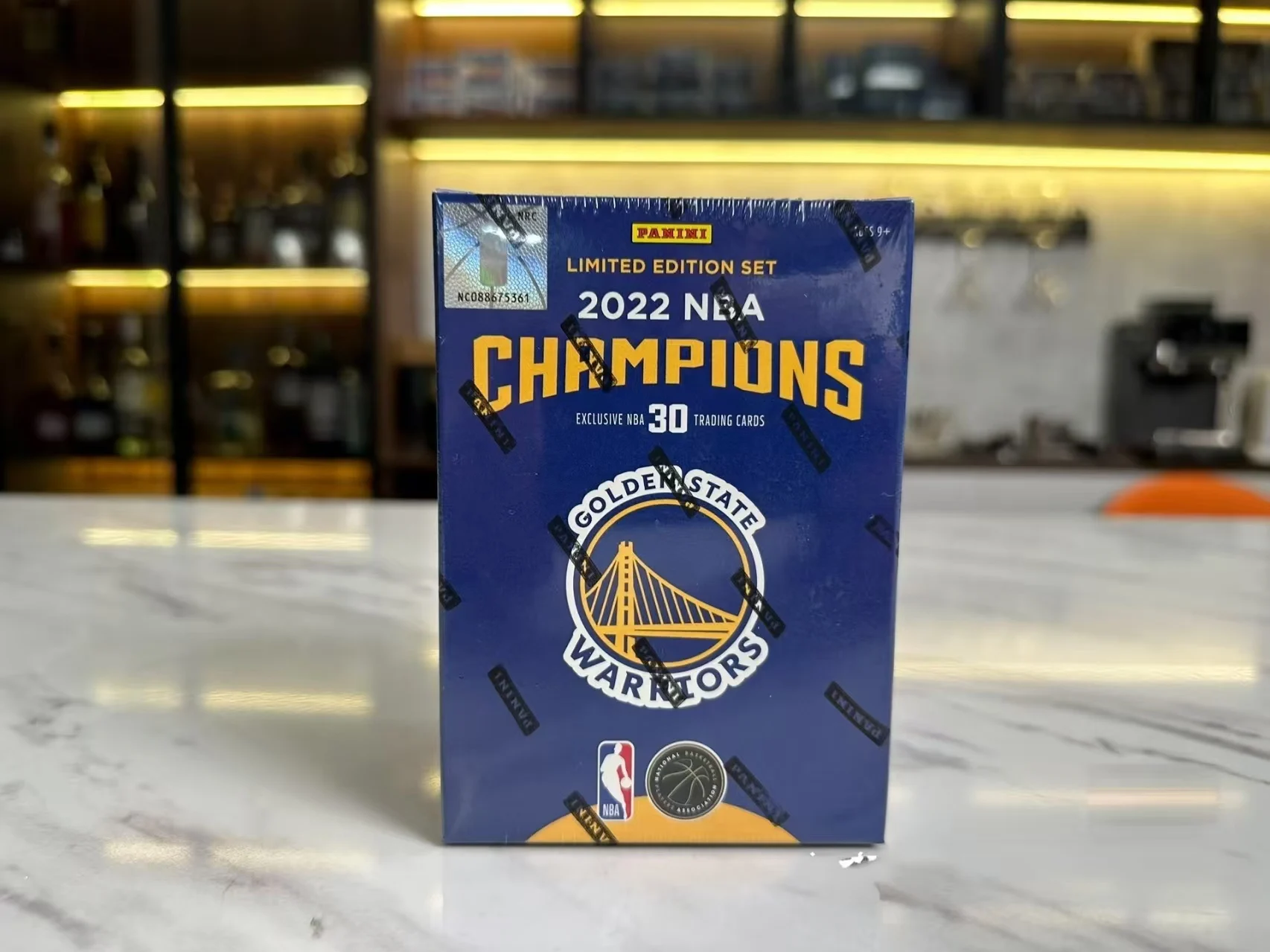 Tarjeta Coleccionable de Estrellas de la NBA de los Warriors Campeones de Panini 2022, Tarjeta de Colección de Personajes de Curry Thompson Green, Regalo Navideño