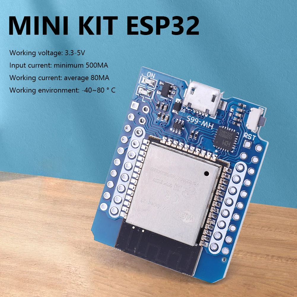 For Wemos Mini D1 ESP8266 ESP32 ESP-32S WIFI Bluetooth CP2104 CH9102 Development Board Module For Arduino With Pins