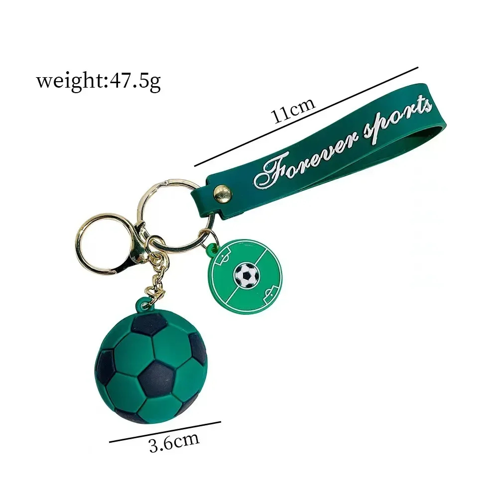 Car Keyrings Creative Football Keychain Pendant Simulation Football Creative Keychain Decoration Adorns Car Keychain Accessories