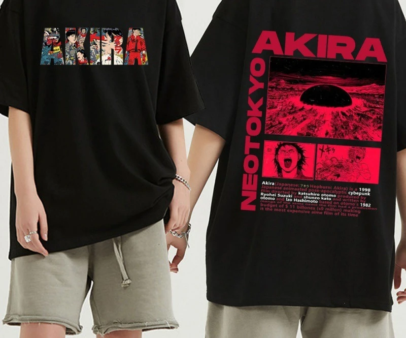 

Japanese Anime Neo Tokyo Akira T-shirt Made of Pure Cotton and Fashionable High Street