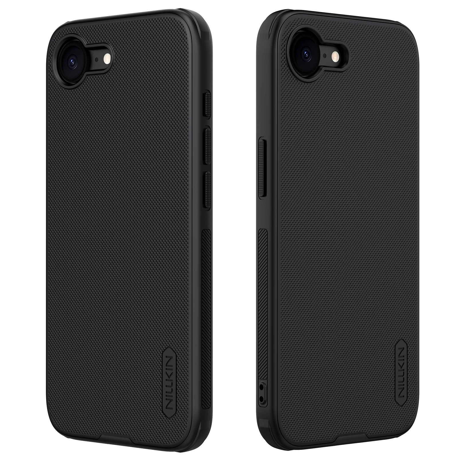 NILLKIN for iPhone 16e Case Airbag Corner Matte Frosted Shield Anti-Slip Anti-Drop Soft Edge PC Hard Back Cover