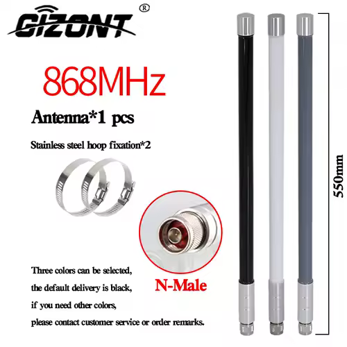 868MHz Fiberglass Antenna Outdoor OMNI Antenna 868 MHz Helium Bobcat Miner  Hotspot Antennas for Meshtastic Lorawan Long Range N - Image 11