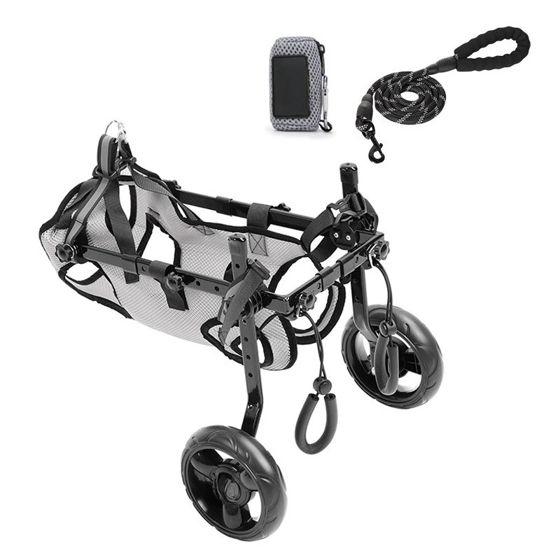 Pet dog dogcat walker dog rehabilitation wheelchair FZ09-grey