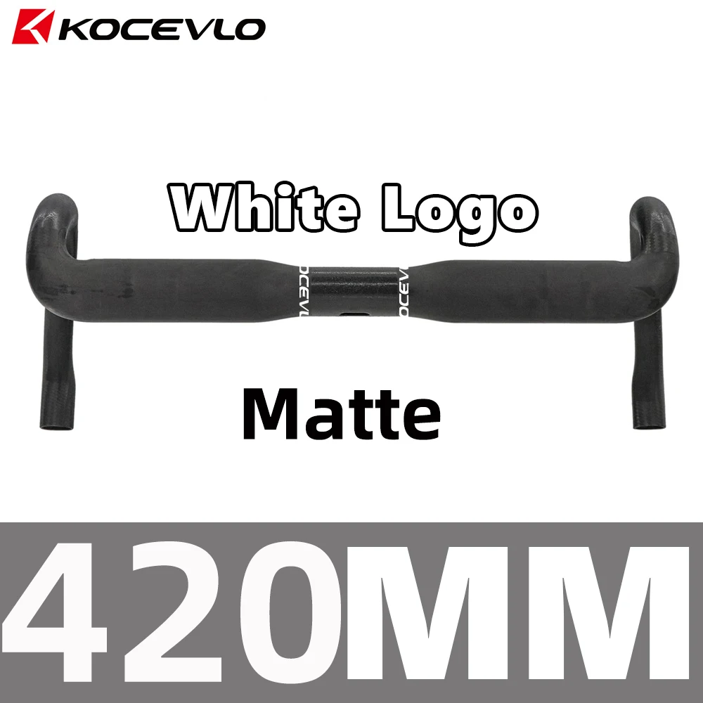 Kocevlo SL Road Carbon handlebar ultra light 150g Compatible internal cabling system Gravel road bike handlebar 31.8mm image 3