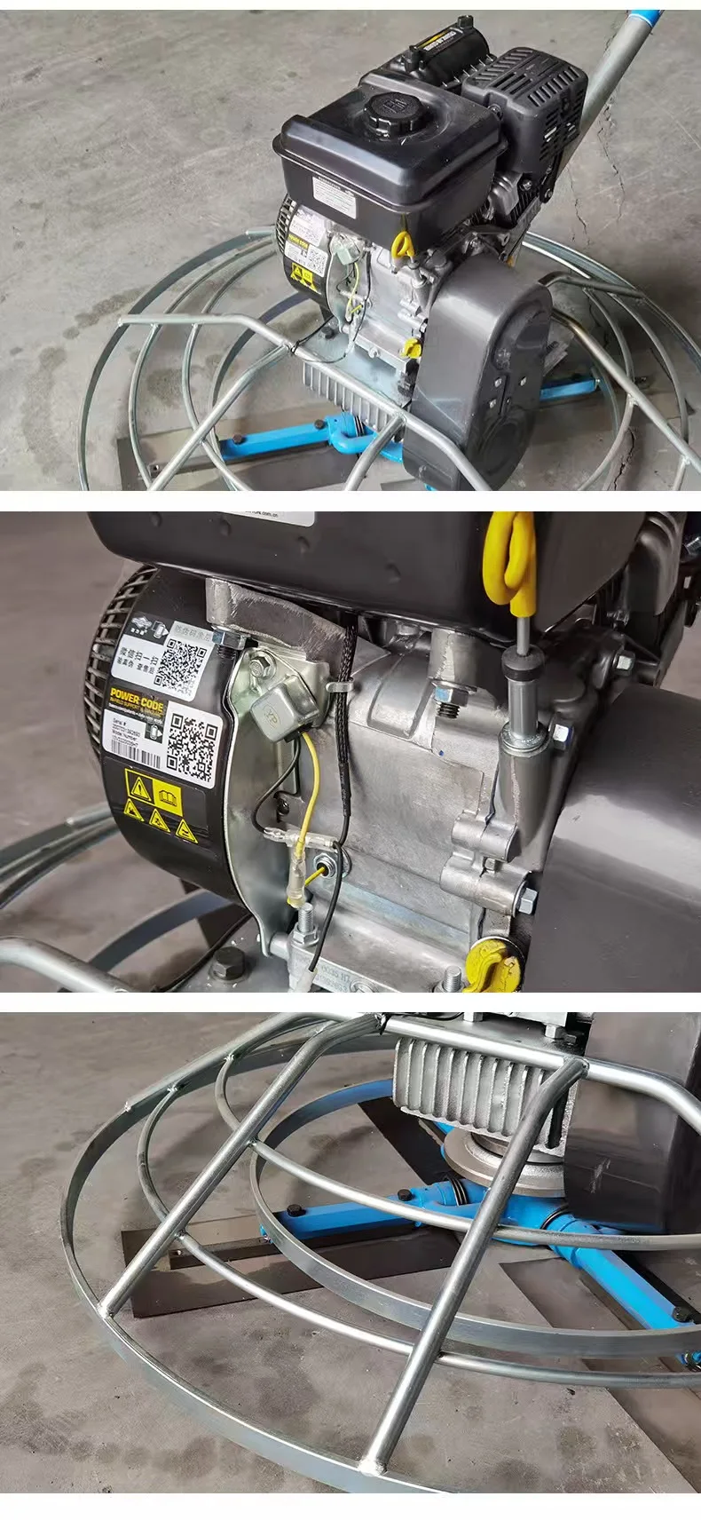 Superior Hand Push Pavement Concrete Power Float Trowel Machine Power Trowel