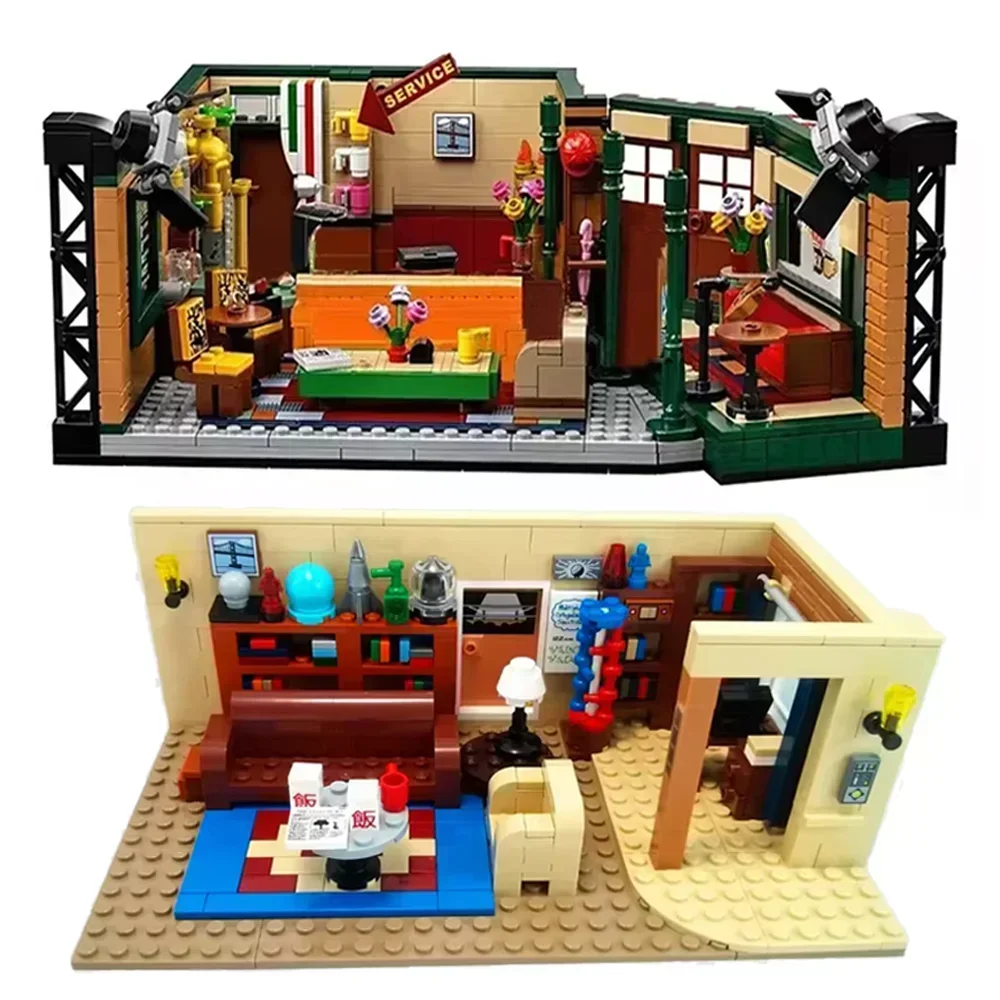 Dramas Apartment TV Friend Compatible 21319 Building Block Brick The Big Bang Set 21302 Theory and Central Perks Model Gift Toy