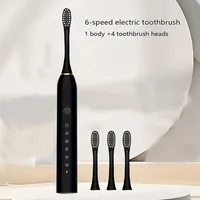 1pc- Adult Smart Sonic Electric Toothbrush - Multiple Modes, Ultra Soft Brushes, Ideal Gift for Couples and Families