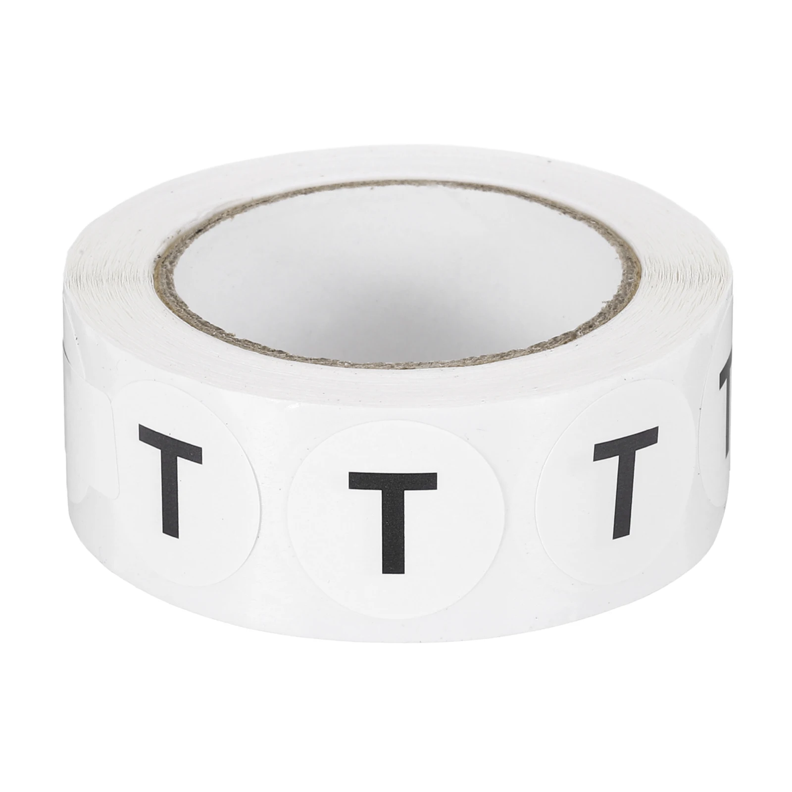 

500 шт., наклейки с буквами 18,5/38 мм, круглые этикетки в горошек, полуглянцевая клейкая наклейка, этикетка для организации дома, офисного хранения