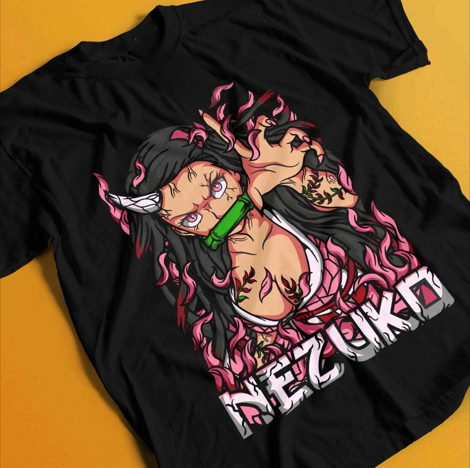 Demon Slayer Shirt Nezuko T-Shirt Tanjiro T-Shirt Muzan Doma Tee Inosuke Zenitsu Sommer-T-Shirt für Herren und Damen, atmungsaktives T-Shirt-Oberteil