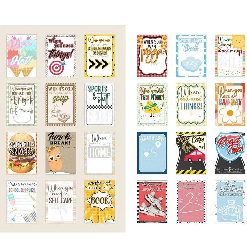 

Christmas Card Collection Customizable Advent Calendar Book Holiday Greeting Card Book Warm Christmas Gift Card Book