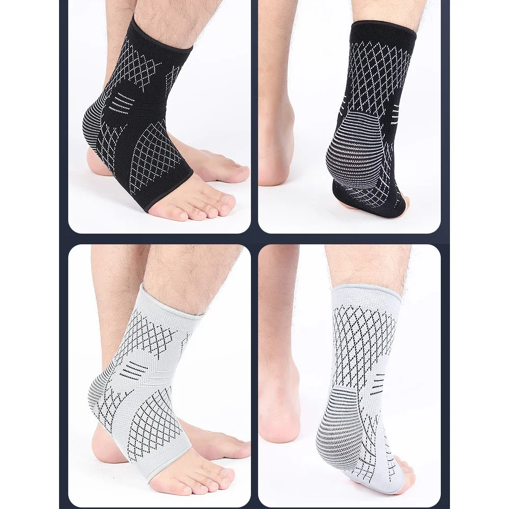 1Pcs Achilles Tendon Support Brace, Plantar Fasciitis Sock,Ankle Compression Sleeve For Running,Tendonitis and Flat Feet Relief