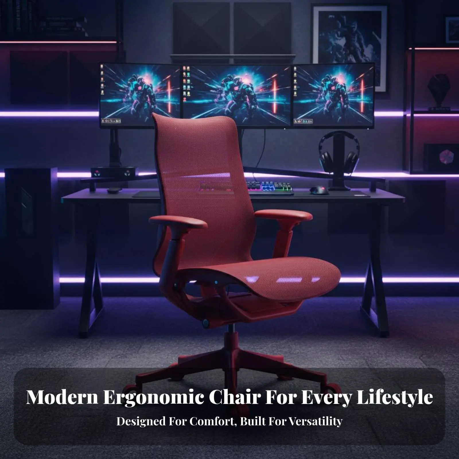 

Highspine Mesh Task Chair Ergonomic Design Highspine Mesh Rolling Chair Support extended-use comfort for Students, Study Room