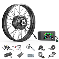 BAFANG G062 48V 1000W Motor H550 Fat Wheel Ebike Conversion Kit 20/24/26x4.0\