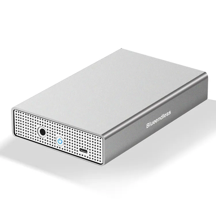 Mobile Hard Disk 6TB Lanshuo USB3.0 Metal 4T High Speed Typec-c External Mechanical 14T Storage Hard Disk