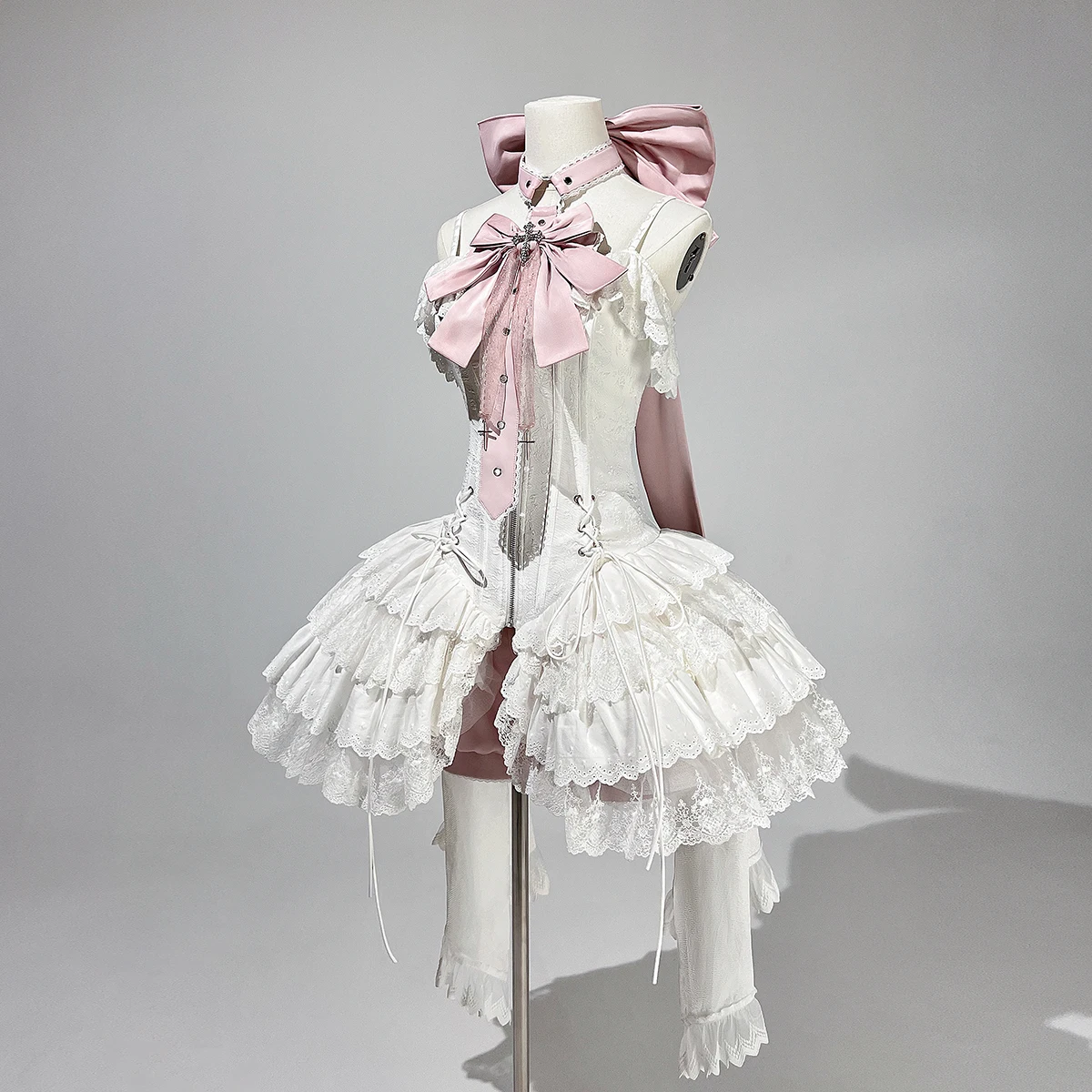 2025 giapponese dolce ragazza fiocco nastro Lolita balletto leggero Lo vestito elegante Cla principessa Jsk bretella Cos Comic-Con set di abiti