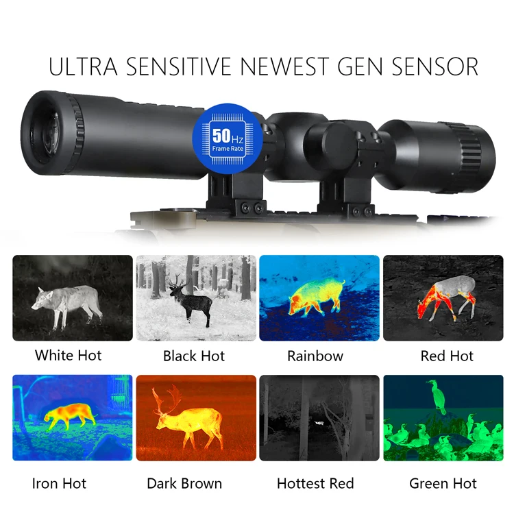 

Best Price 384*288 Thermal Imaging Scope for Hunting Night Vision Thermal Scope for Hunting with Video Rec PIP 25Len Support OEM
