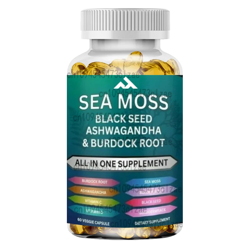 

Sea Moss Advanced Complex – Irish Seaweed + Black Seed Oil for Ultimate Immune & Thyroid Support
