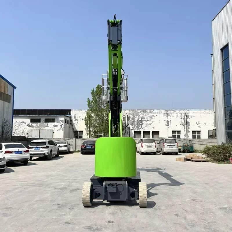 Aerial Lifts 360 Spin 10m 200kg Electric Boom Lift Platform Table Electric Diesel Hydraulic Cherry Picker Spider Boom Lift Genie